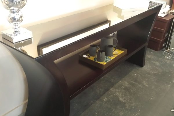 Custom Wood Console Table