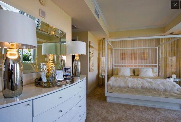 Ethereal Design for Siesta Key Condo Master Suite