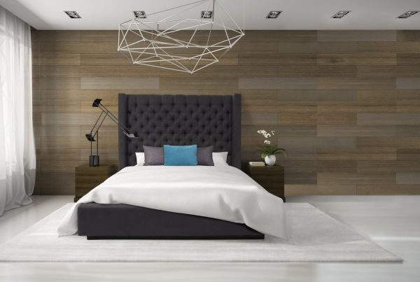 Dark Tuft Bed