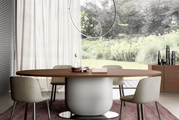 ETTORE OVAL DINING TABLE 94